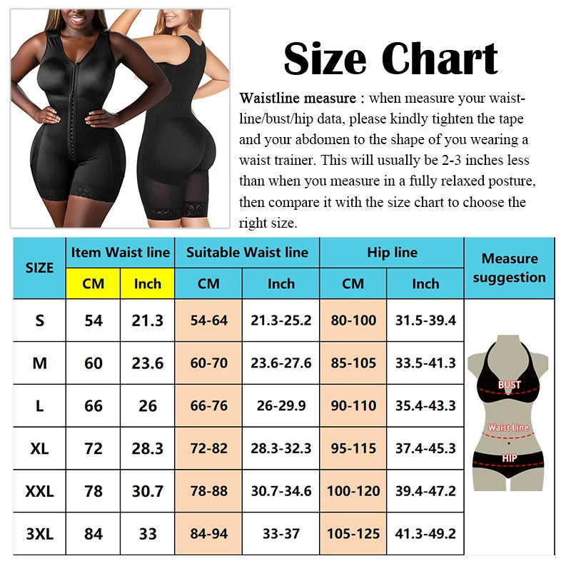 Colombian Fajas Shapewear Tummy Control Girdles Slimming Body Shaper Seamless Bodysuit Invisible Sculpting Sheath Women Slim Fit